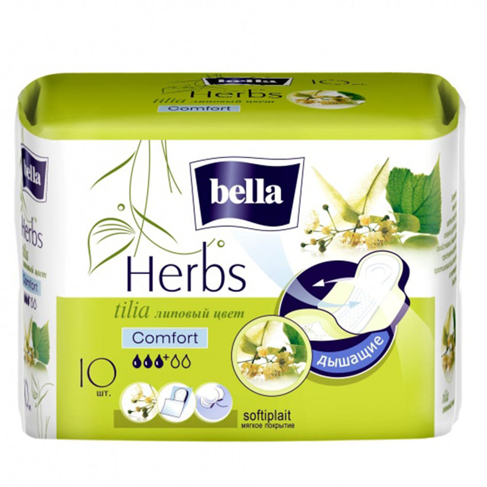 Гигиенические прокладки Bella Herbs Tilia Comfort, 10 шт