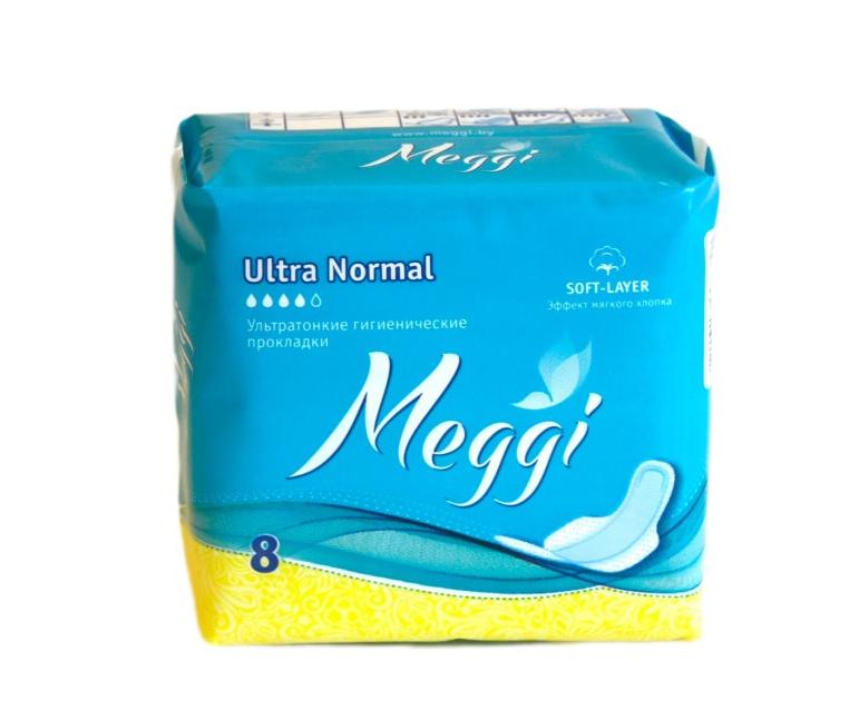 Гигиенические прокладки Meggi Ultra Normal, 8 шт