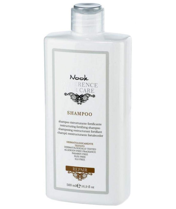 Реконструктурирующий шампунь для волос Nook "Difference hair care repair Restructuring Shampoo", 500 мл