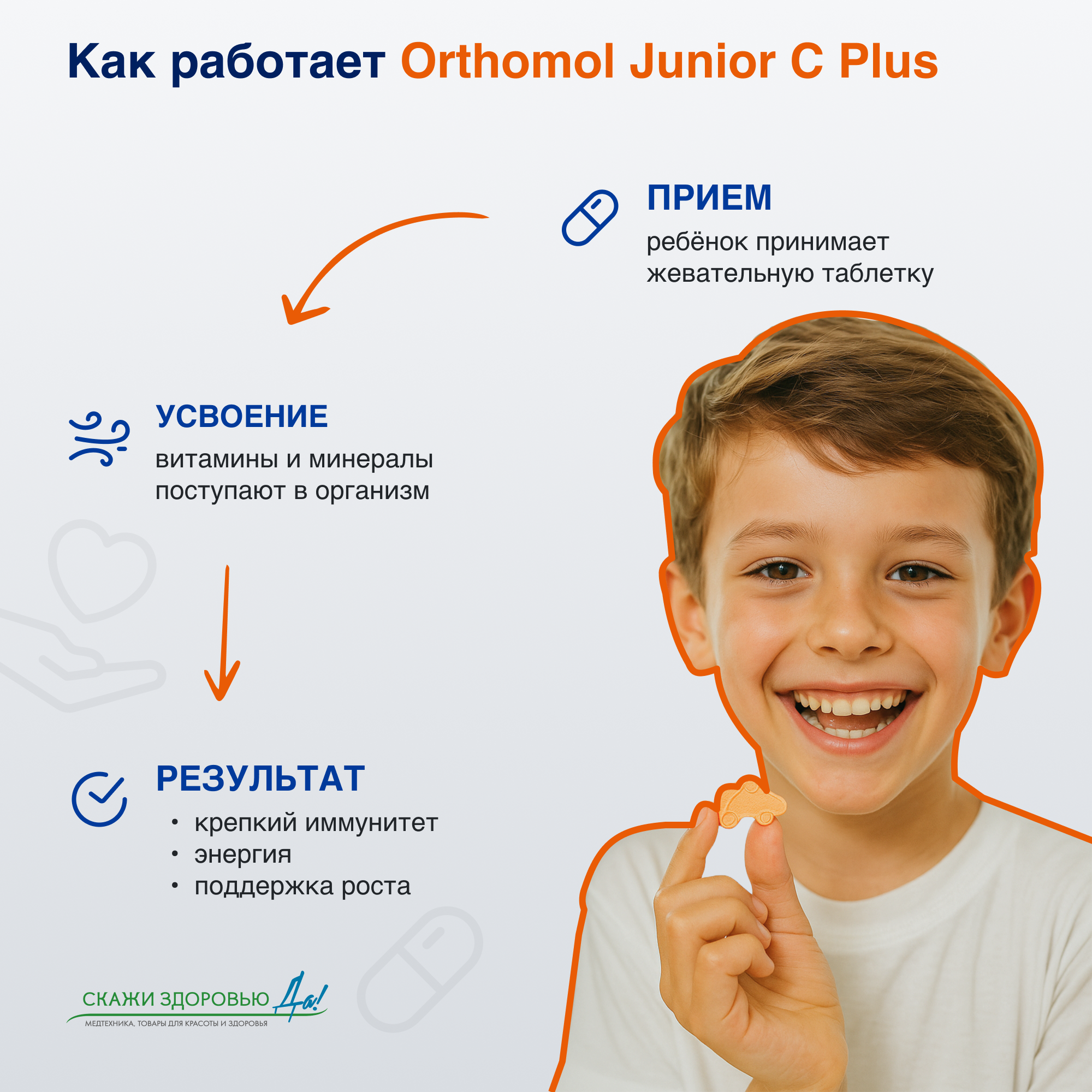 БАД ОРТОМОЛ/ORTHOMOL® Junior C plus для иммунитета детей (жевательные таблетки) № 30 БАД ОРТОМОЛ/ORTHOMOL® Junior C plus для иммунитета детей (жевательные таблетки) № 30