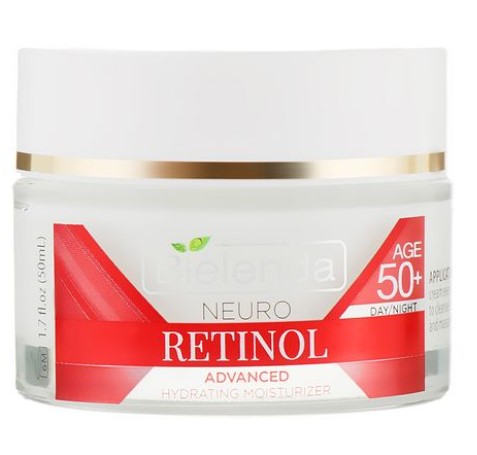 Подтягивающий крем дневной/ночной Bielenda Neuro Retinol против морщин 50+, 50 мл