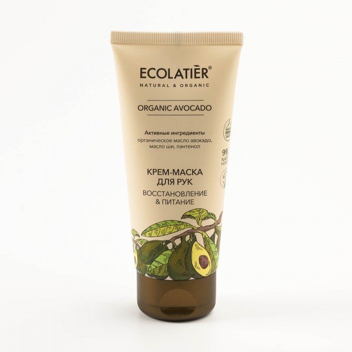 Крем-маска для рук Ecolatier Organic Avocado "Восстановление & Питание", 100 мл
