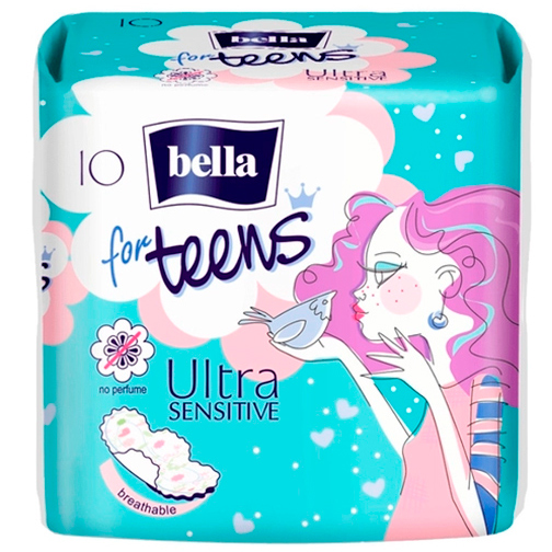 Гигиенические прокладки Bella for Teens Panty Ultra Sensitive, 10 шт