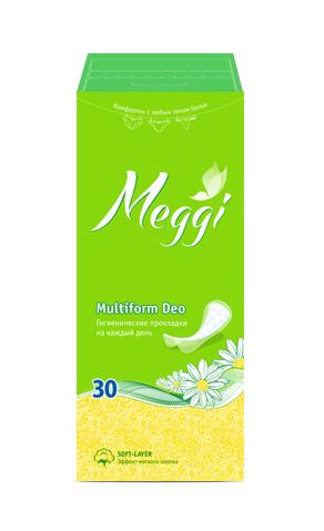 Ежедневные прокладки Meggi Multiform Deo, 30 шт