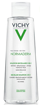 Лосьон мицеллярный Vichy Виши Normaderm для снятия макияжа 3 в 1, 200 мл