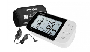 Автоматический тонометр Omron/Омрон  для измерения артериального давления M7 Intelli IT с технологией AFib и адаптером