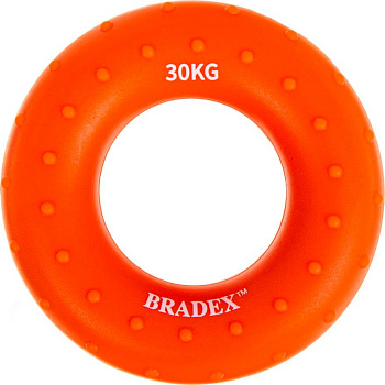 Кистевой эспандер Bradex SF 0571 30 кг круглый массажный, оранжевый
