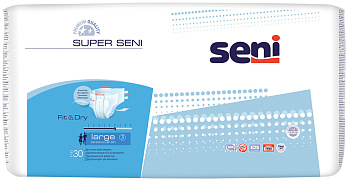 Подгузники для взрослых Super Seni Large, 30 шт