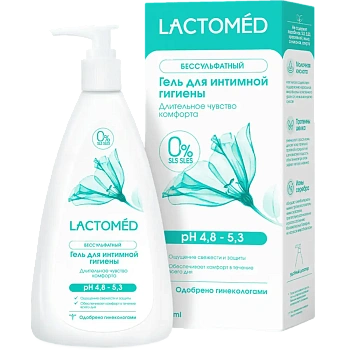 Гель для интимной гигиены Lactomed "Длительное чувство комфорта", 200 мл
