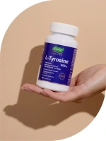 БАД Эвалар Тирозин (L-Tyrosine) № 60 (таблетки) для гормонального баланса, настроения, для работоспособности и ускорения обмена веществ
